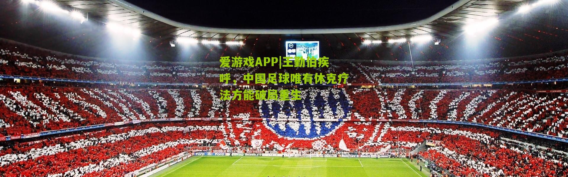 爱游戏APP|王勤伯疾呼，中国足球唯有休克疗法方能破局重生